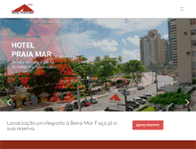 Tablet Screenshot of praiamarfortaleza.com.br